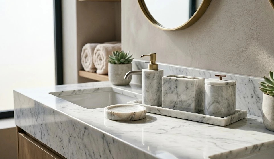 Mersin Mermer Banyo Takımı
